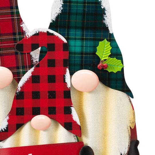 Glitzhome® 3ft. Metal Gnome Family Yard Stake